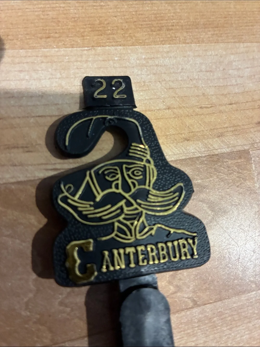 Canterbury Kids Navy Webbing Belt with Brown Leather Trim and Nautical Accent